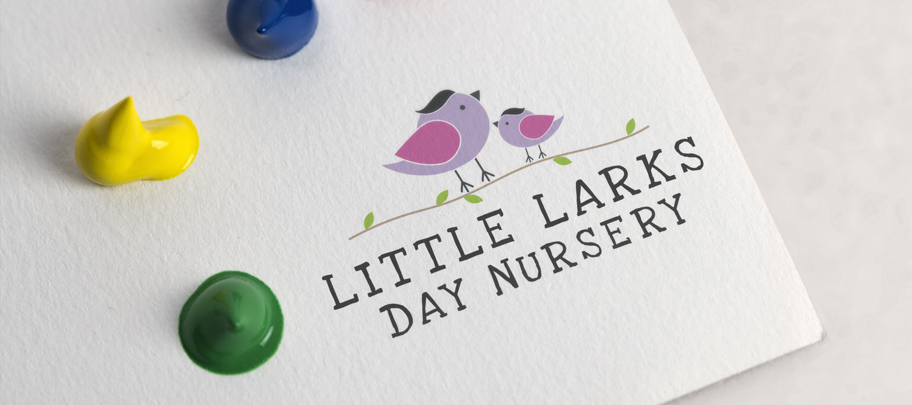 Little Larks Day Nursery - Logo Design - Sudbury, Suffolk, Bury St Edmunds