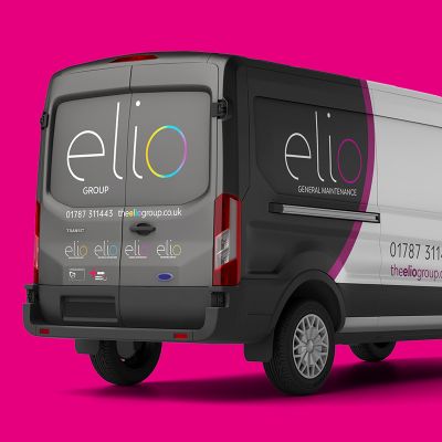 Elio Group Van Wrap Branding and Design by Indigo Ross, Sudbury Suffolk