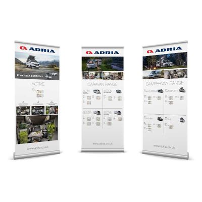 Adria Pull Up Banner Design and Print