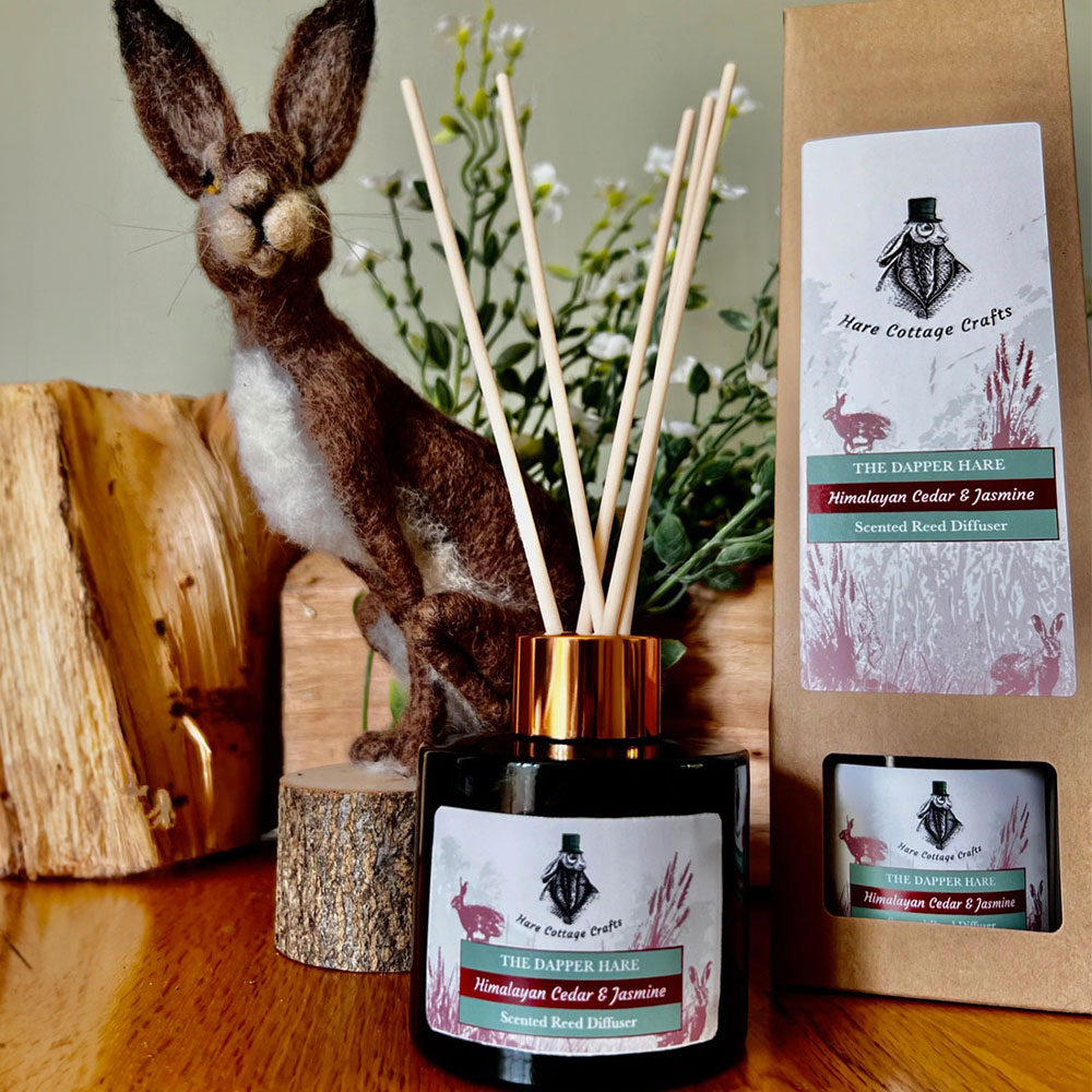 Label design and print for Hare Cottage Crafts
